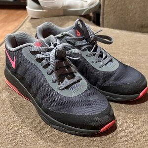 Nike Charcoal and Pink Athletic Shoes